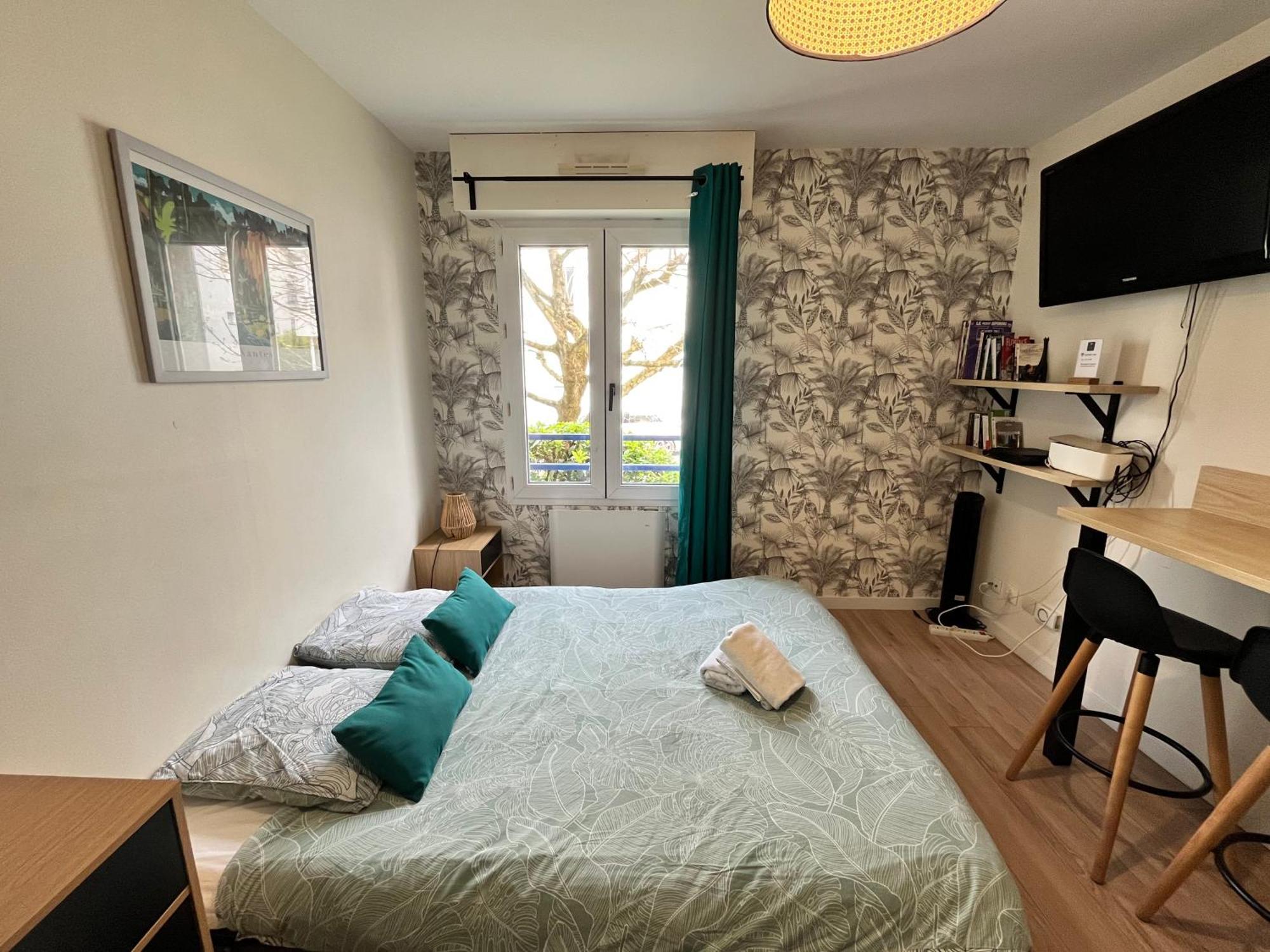 Agreable Studio Calme - Proche Tramway Et Centre Nantes Exterior foto